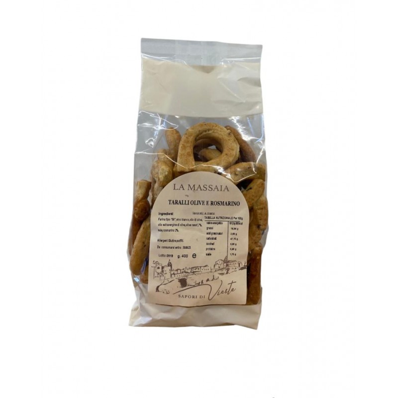 Taralli olive e rosmarino Taralli olive e rosmarino