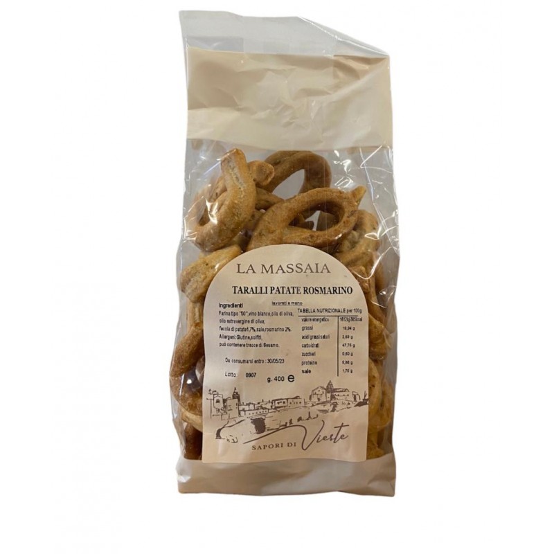 Taralli Patate e Rosmarino Taralli Patate e Rosmarino