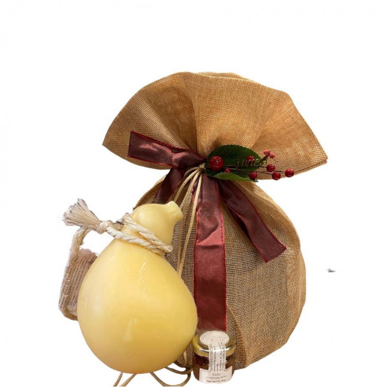 CACIOCAVALLO IN SACCO DI JUTA RIUTILIZZABILE