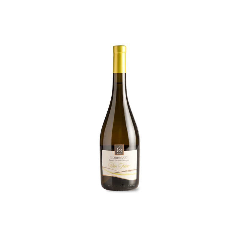 Chardonnay bianco frizzante biologico Don Franc' Ladogana, Sessantapassi